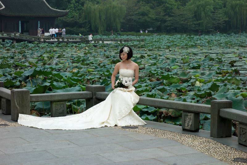 Back to China - Shanghai - Nanjing - Hangzhou - 2012 - I am not afraid to photograph someone elses wedding. If you are going to have your photo taken in one of the worlds most photographed locations, you s