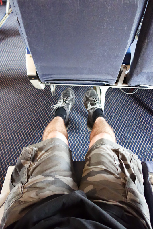 Back to China - Shanghai - Nanjing - Hangzhou - 2012 - I was amazed at the amount of leg room. Hows this for a photo, normally I take a photo of the leg room I get on a plane I actually travel on. This tim