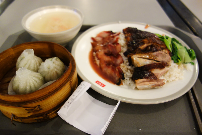 Back to China - Shanghai - Nanjing - Hangzhou - 2012 - My dinner. I think its duck on the right? It wasnt too bad, I am not a huge fan of duck. It may have been pork. I dont know, its definitely pork on th