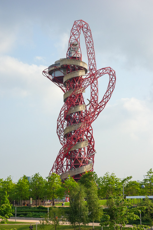 London / Germany / Austria - Work & Holiday - May and June 2016 - This scultpure represents the symbolic waste of hosting the Olympics.