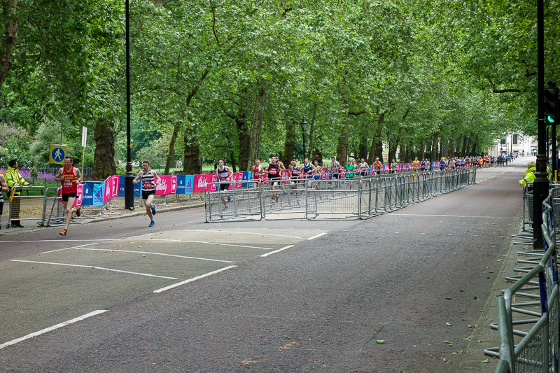 England-London-Buckingham Palace - Then I found out it was an 'Olympic legacy event' called the Westminster mile, lots of heats where you run a lap around the palace grounds. Competitor