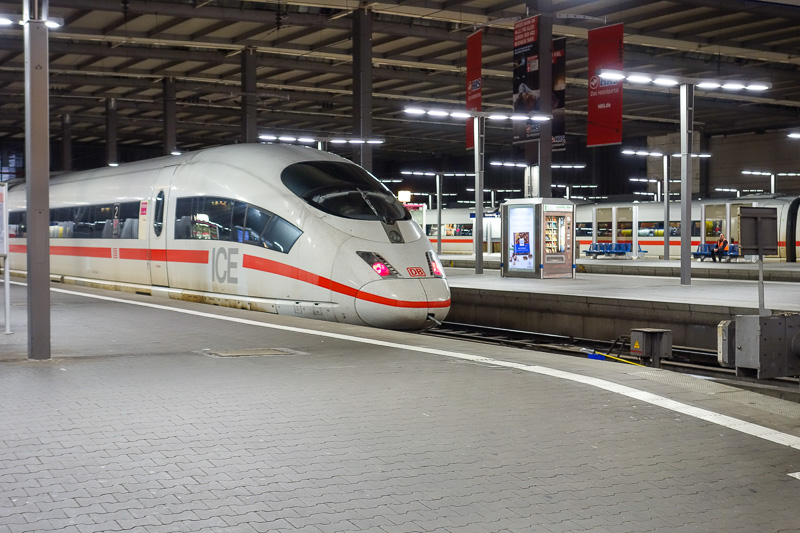 London / Germany / Austria - Work & Holiday - May and June 2016 - I was tempted by a German bullet train.