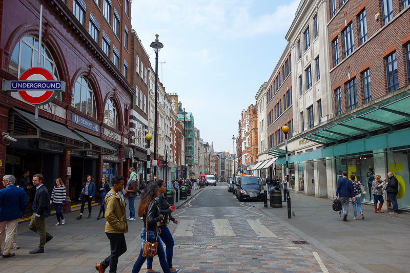 London / Germany / Austria - Work & Holiday - May and June 2016 - This is Covent Garden. It has a few closed off streets and an undercover art market that was very popular even early in the day.