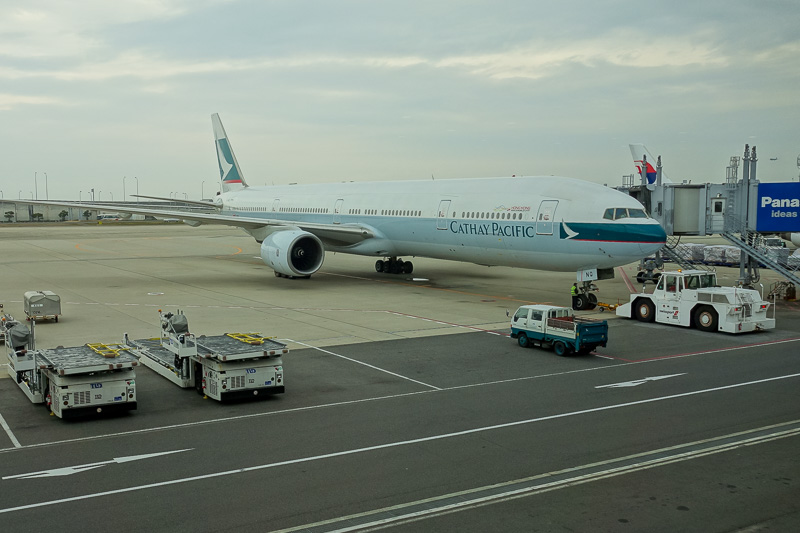 Hong Kong - Japan - Taiwan - March 2014 - Heres my plane. Im scanning for ACARS signals.