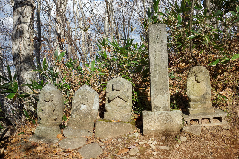 Visiting 9 cities in Japan - Oct and Nov 2016 - The path up goes past 100 of these stations of stone temple things. I read that theres 100 of them, I didnt count.