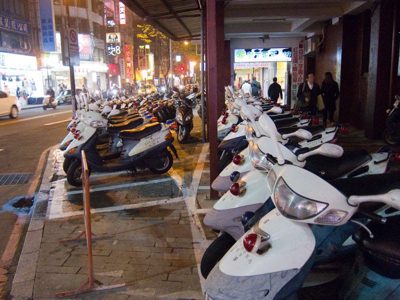 Japan and Taiwan March 2012 - Police scooters as far as the eye can see. Imagine if our motorbike cops were given scooters. There would be a strike. Someone would get shot. They pr