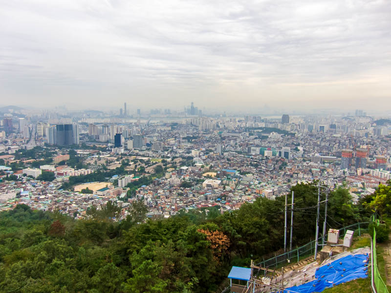 Korea-Seoul-Namsan-Tower - OH GOD NO, more boring view photos, looking the other way.