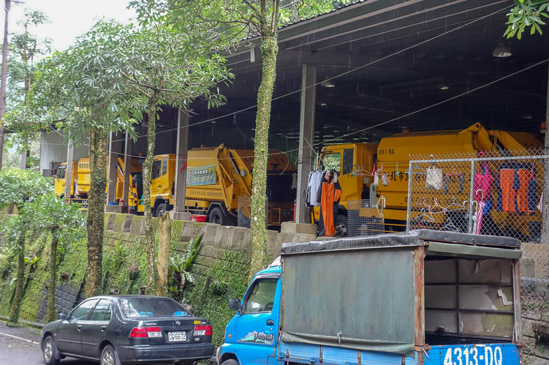 A full lap of Taiwan in March 2017 - I was so thrilled when I came across a strangely located rubbish truck depot and waste transfer station. Tax write off joke time.