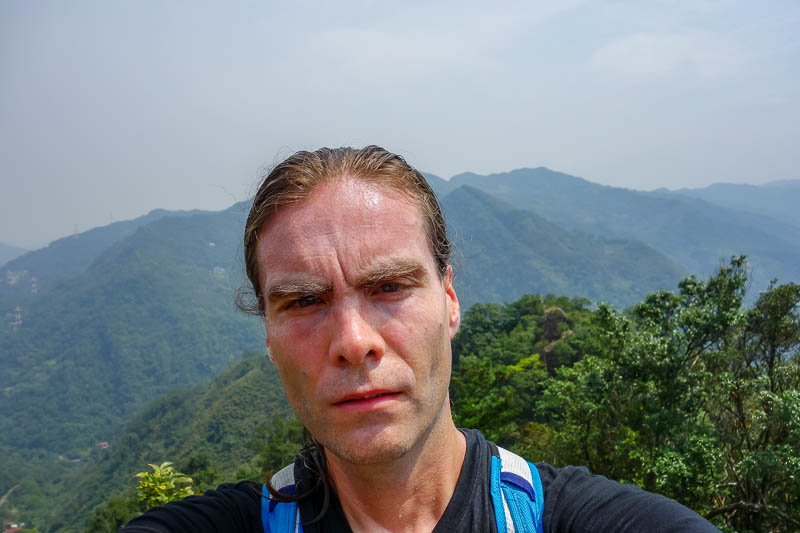 A full lap of Taiwan in March 2017 - Selfie number one.