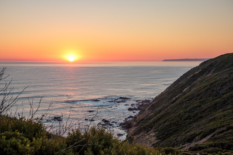 Australia-Cape Otway-Lighthouse - Sun going into the sea. Photo of the day. Big cliche. I don't care.