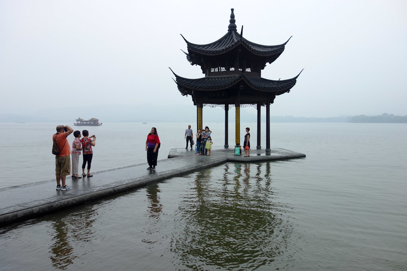 China-Hangzhou-West Lake-Fog - 'A floating symbol of virility springs forth eternally from whence upon a dream it beheld motionless'
