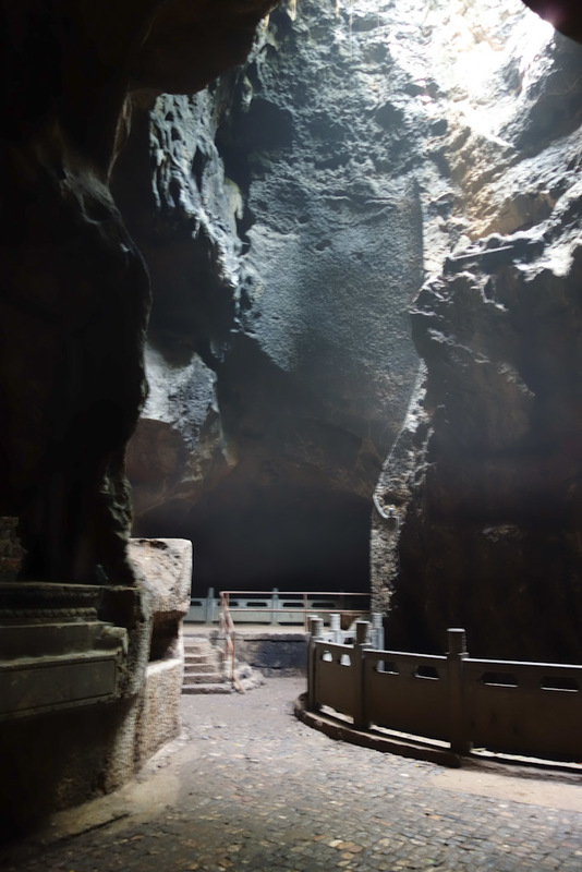 China-Hangzhou-Hiking-Cave - Its all been made safe for pedestrians to appreciate.
