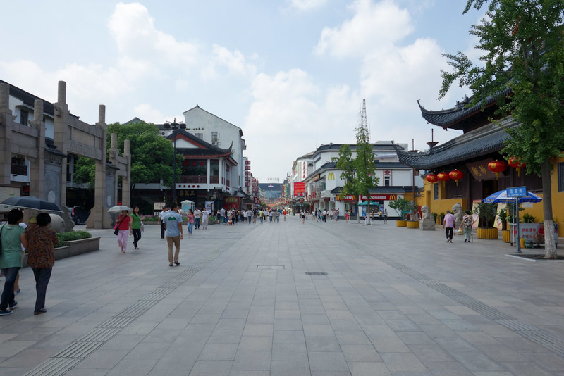 China-Suzhou-Garden-Architecture - The centre of the old city. The buildings are made in an old style to get tourists excited enough to get their wallets out. But fear not it has many m
