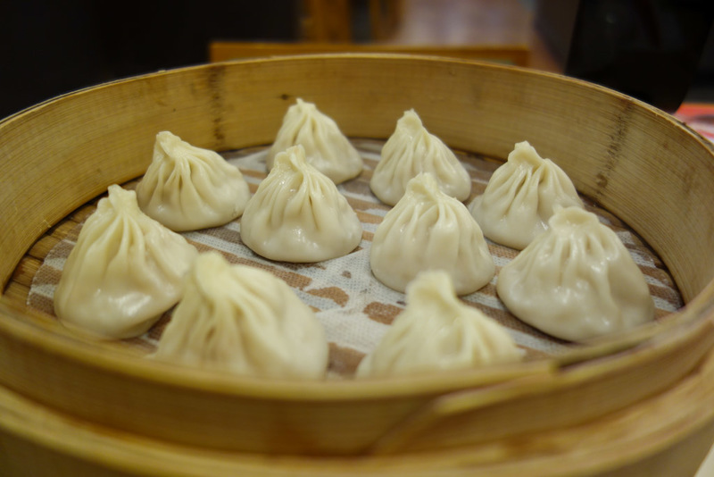 China-Shanghai-Chilli-Dumplings - Descending into the metro and there was a fancy underground mall with an excellent looking Xiao Long Bao place, and they were indeed excellent. I only