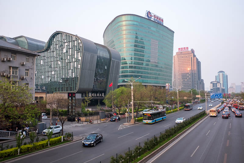 China-Beijing-Sanlitun-Food - I am staying in the old city, very near the forbidden city. Tonight I walked towards the new city, where the buildings start to get taller and more mo