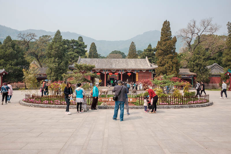 The great loop of China - April 2018 - Here is the entrance to the fragrant hills park, it has an entrance fee of about $3. In a communist country everything must have an entrance fee other