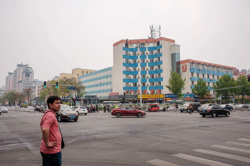 The great loop of China - April 2018 - This is the end of the line for the subway, but its actually a different city called Changping. It had a huge number of bakeries, I indulged in a cake