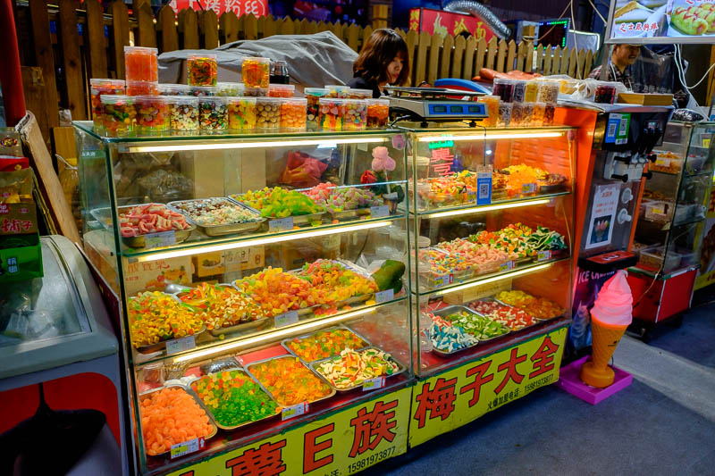 China-Zhengzhou-Food-Mall - To placate my hunger I decided to purchase some ancient mixed lollies, I think I was the first person to ever buy any.