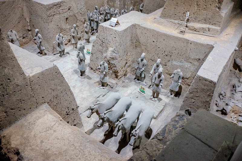 China-Xian-Terracotta Army - I am pretty sure these were placed in here.