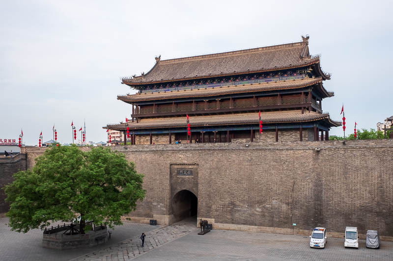 China-Xian-City Wall-Hiking-Dumplings - Here is the western gate. You will soon realise the gates are similar.