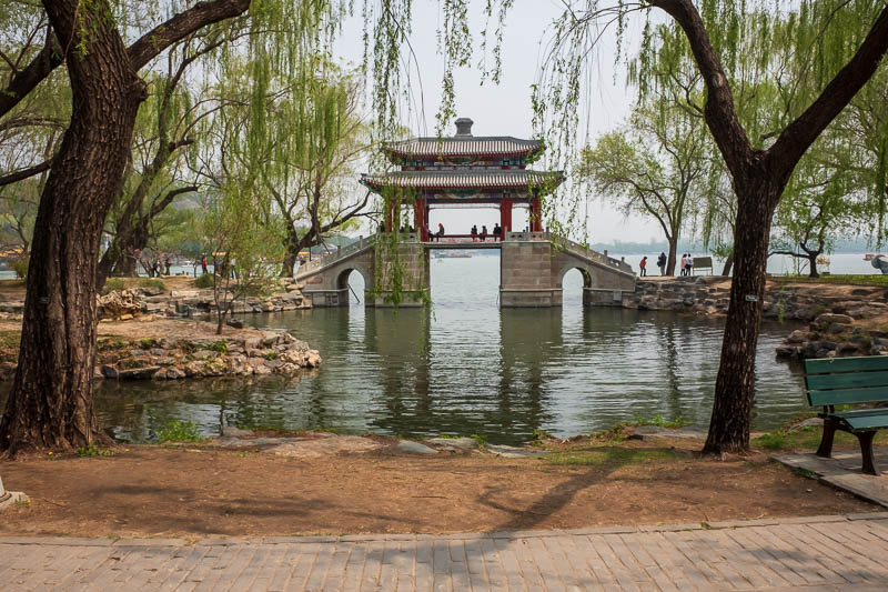 China-Beijing-Summer Palace - A different kind of bridge.