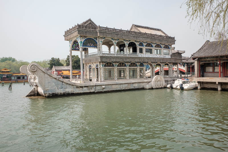 China-Beijing-Summer Palace - This ancient boat is made from solid ivory. It must have been a huge elephant!