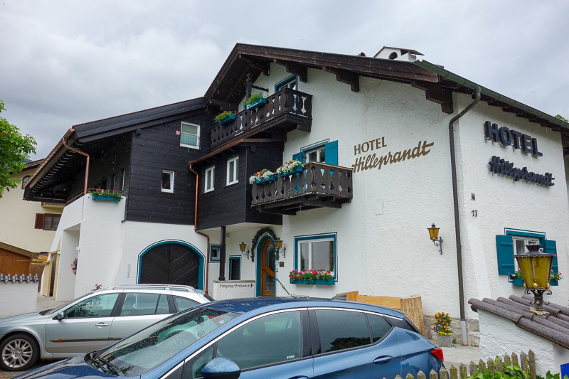 Germany-Munich-Garmisch Partenkirchen-Train - This is my hotel. It looks like I expected in this town where everything is a hotel. The resident population is 20,000 but generally there are more th