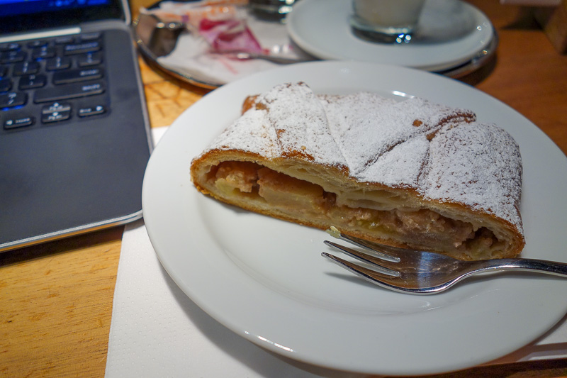 London / Germany / Austria - Work & Holiday - May and June 2016 - The coffee was so bad I had to have a strudel to further dull the taste bud trauma.