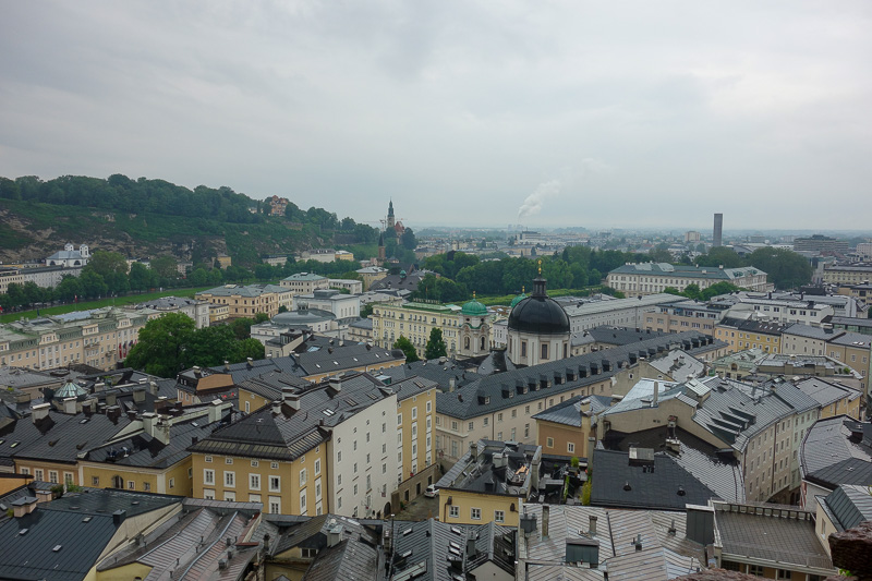 Austria-Salzburg-Kapuzinerberg - I had no intention of going all the way up and along this hill, I literally turned up what I thought was a narrow street, and before I knew it there w