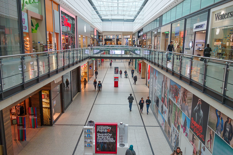 London / Germany / Austria - Work & Holiday - May and June 2016 - Redundant shot of the inside of the shopping centre.