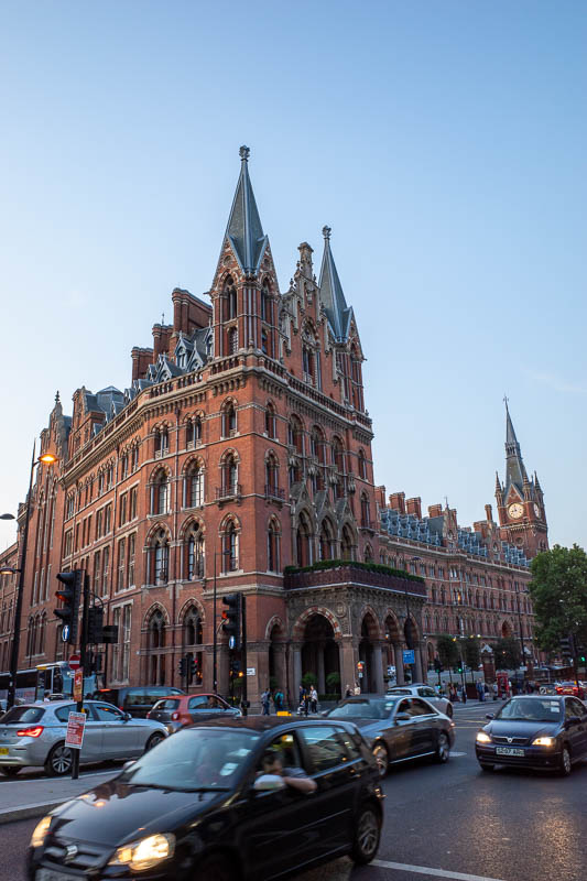 France & England... for work... - St Pancras hotel / train station.
