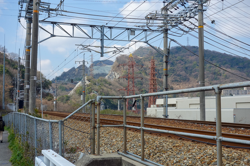 Hong Kong - Japan - Taiwan - March 2014 - Namaze is a bit of a nothing station. Near what appears to be a quarry. There is a busy highway and a shinkansen line nearby. Getting off the train wi