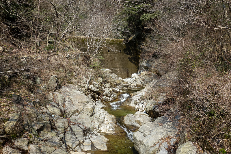 Japan-Kobe-Hiking-Garden-Takaoyama - Some kind of an ancient dam.