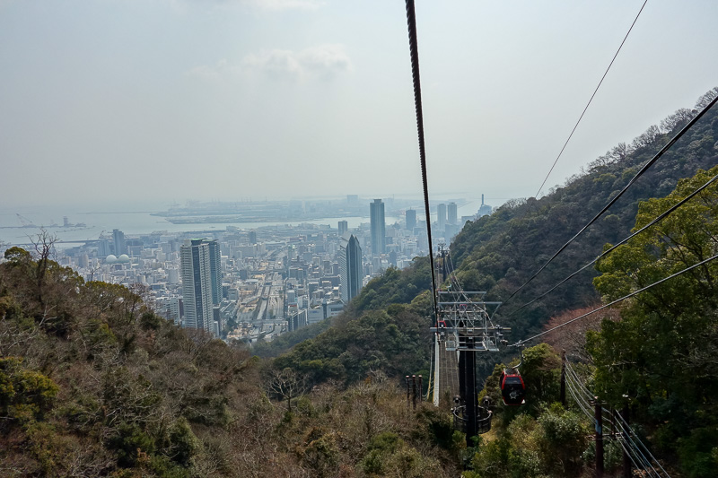 Japan-Kobe-Hiking-Garden-Takaoyama - More view. City still standing, no sign of Godzilla.