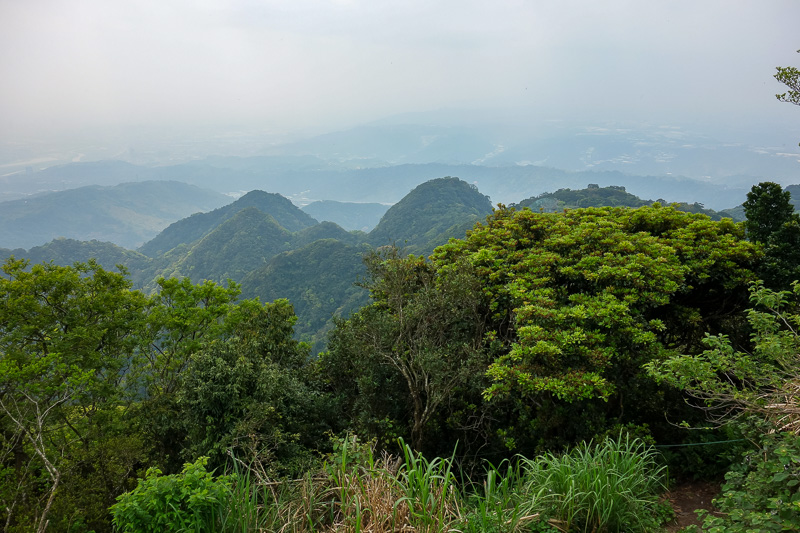 Taiwan-Taipei-Hiking-Guanyinshan - And heres looking back from whence I came. I used the word whence on the internet. Thats pretty rare!