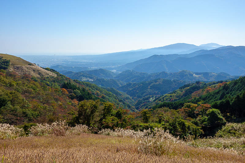 Japan-Hiking-Kanagawa-Mount Ono - Bonus hazy view.