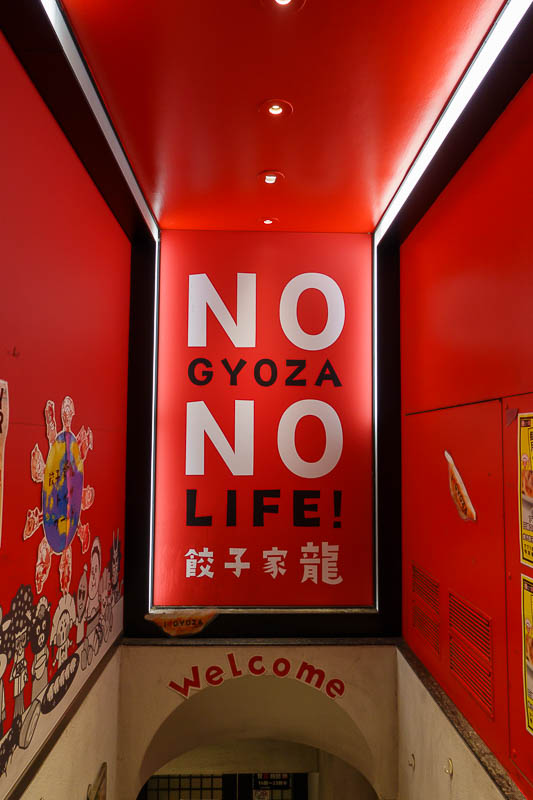 Japan-Hiroshima-Shopping-Udon - Harsh, but fair. I don't eat Gyoza.