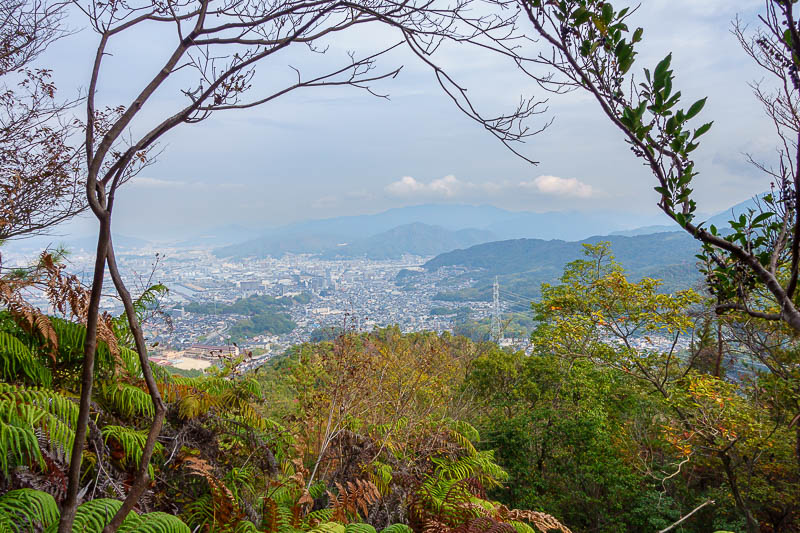 Japan-Hiroshima-Hiking-Shimoyama - Time for another polluted view shot.