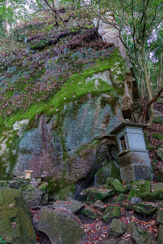 Japan-Hiroshima-Hiking-Miyajima - Plenty of mini shrines along the way.