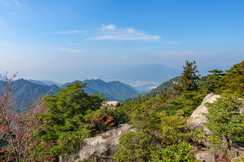 Japan-Hiroshima-Hiking-Miyajima - View from summit.