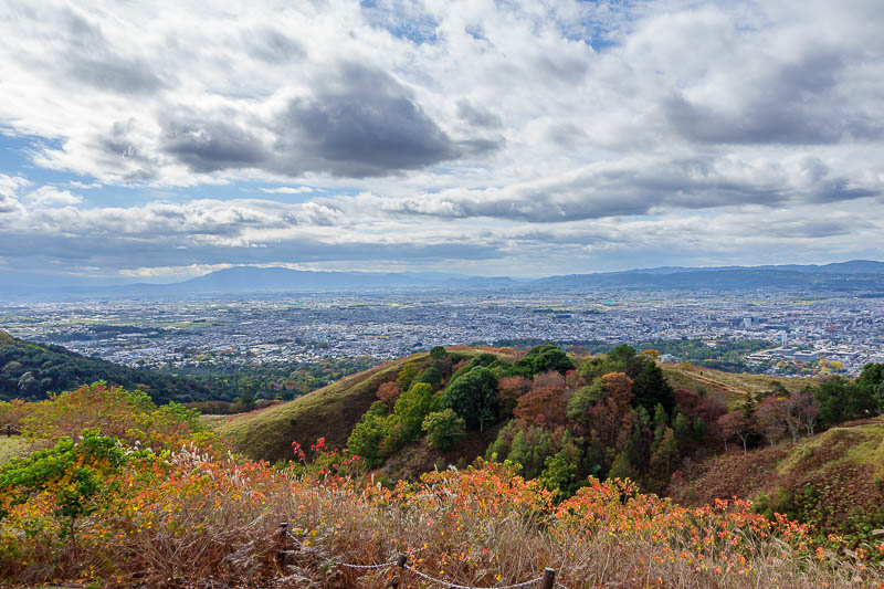 Japan-Nara-Mount Kasuga-Hiking - Here is the view. Nara is quite a large city.
