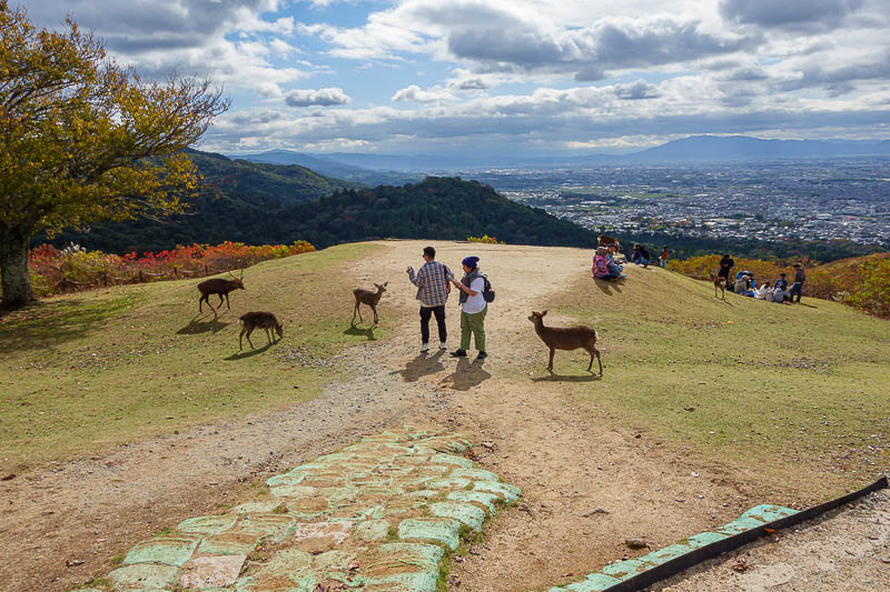 Japan-Nara-Mount Kasuga-Hiking - There is a pay area to get up to here that makes it a short walk. I will go back down it shortly as you shall see. I decided to honour the gate at the