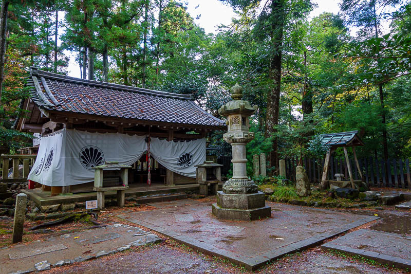 Japan-Kurama-Kibune-Hiking - A shrine deep in the forest.