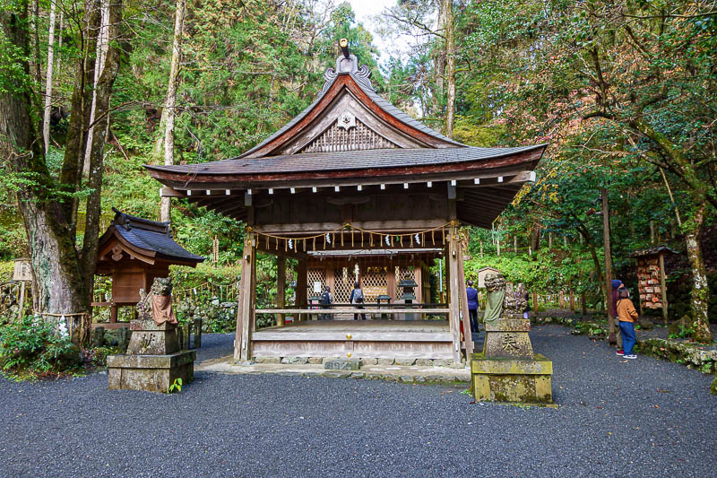 Japan-Kurama-Kibune-Hiking - The last shrine at the end of the road.