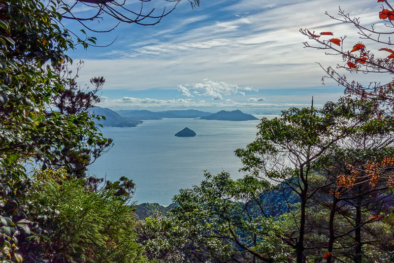 Japan-Hiroshima-Miyajima-Hiking-Mount Misen - Its mostly trees and no view until you get to the top.