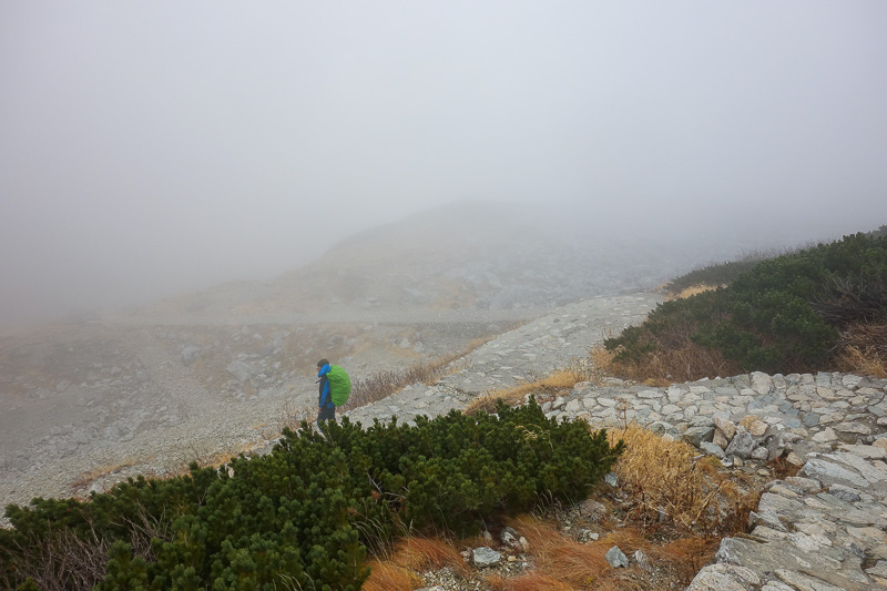 Japan-Tateyama-Kurobe-Alpine-Hiking - But then it turns into a concrete path. The rest of the way was quite pedestrian. Glad I came up the other way by accident.