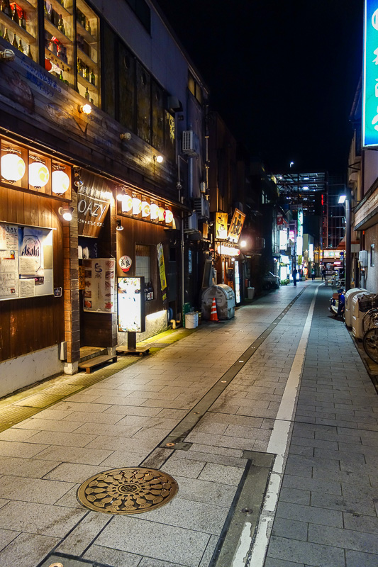 Visiting 9 cities in Japan - Oct and Nov 2016 - Just a random small restaurant street I found near my hotel. They did not have a negro ramen shop here though.