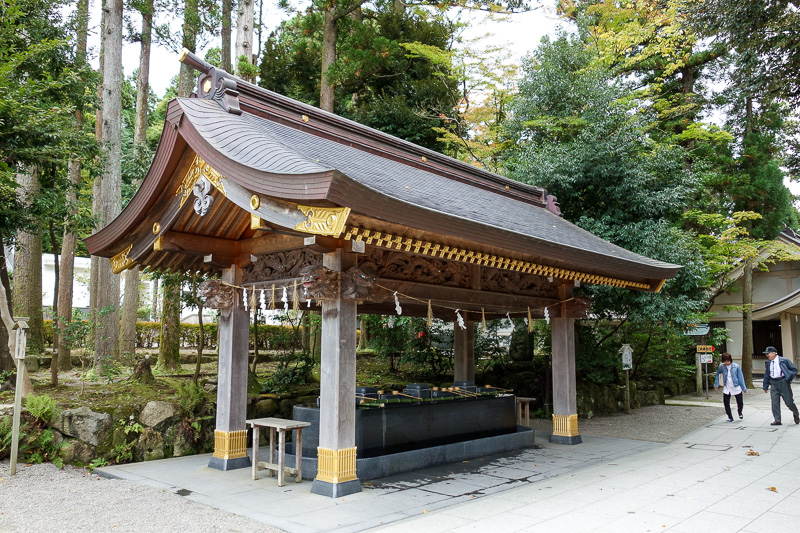 Visiting 9 cities in Japan - Oct and Nov 2016 - The storm passed with basically no rain! Hooray. The wind largely stopped. Time to look at another shrine.