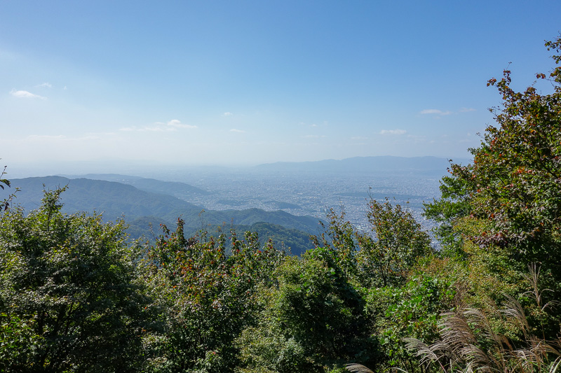 Visiting 9 cities in Japan - Oct and Nov 2016 - This is not the actual top, but it might have the best view. It is where you change from one cable car to another. Or if you are me, continue walking 