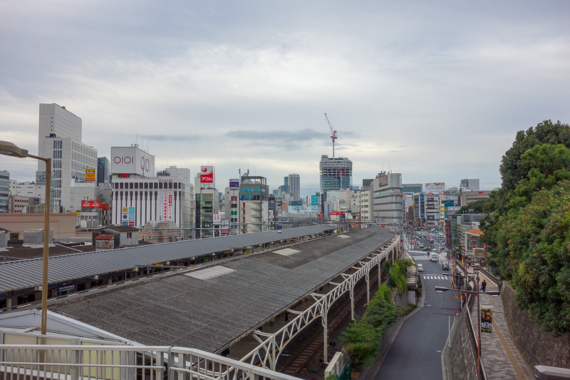 Visiting 9 cities in Japan - Oct and Nov 2016 - View from the roof.